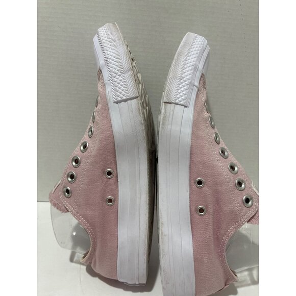 Converse Chuck Taylor All Star Womens low-top slip-on sneakers pink canvas - Picture 4 of 6